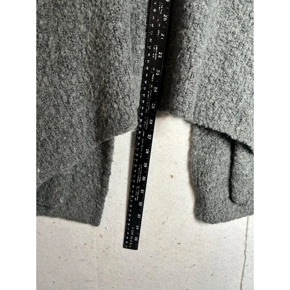 Aerie Womens‎ Gray Wool Alpaca Blend Open Front Cardigan Sweater Size Medium
